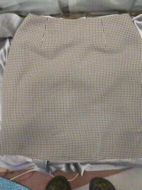 Laura Scott houndstooth skirt